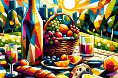 Hip-Hop Cubist Still Life  Summer-Picnic